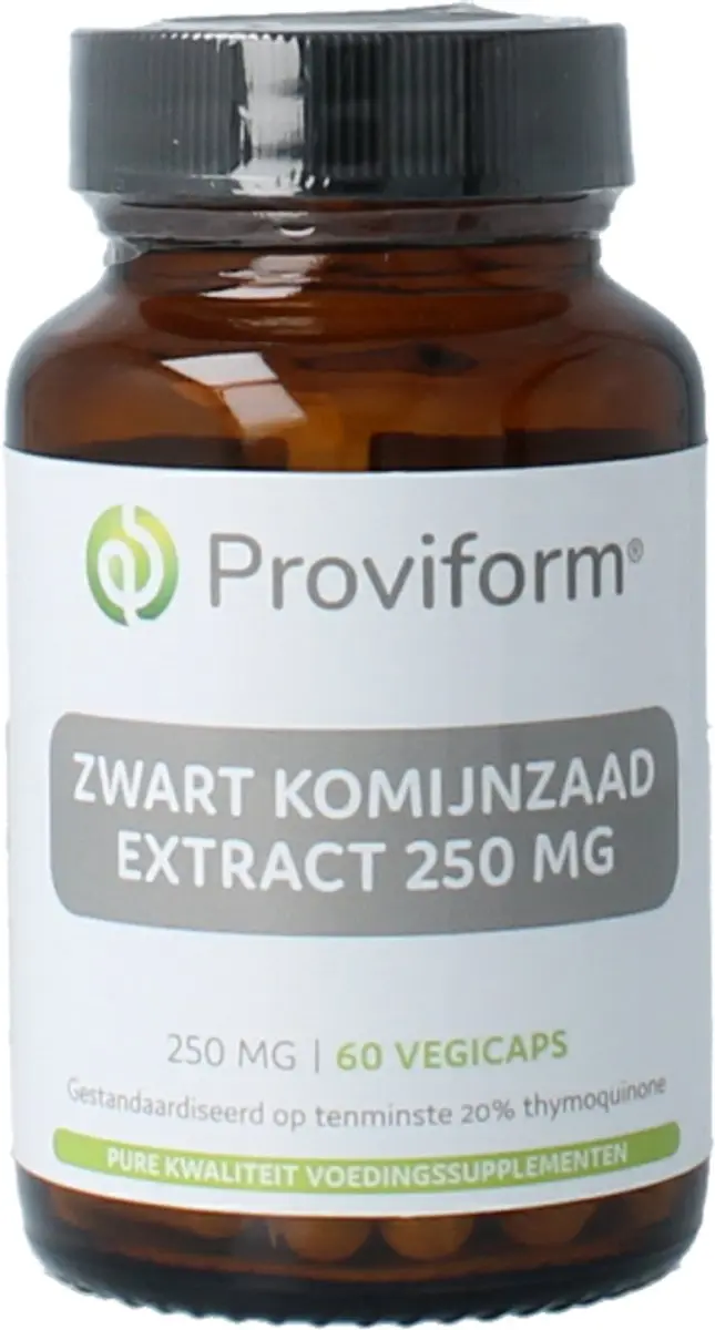 Proviform Zwart Komijnzaad 250mg Capsules