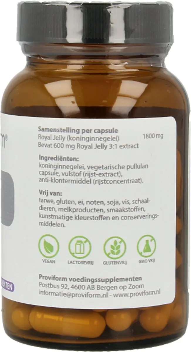 Proviform Royal Jelly 1800mg 60 Capsules