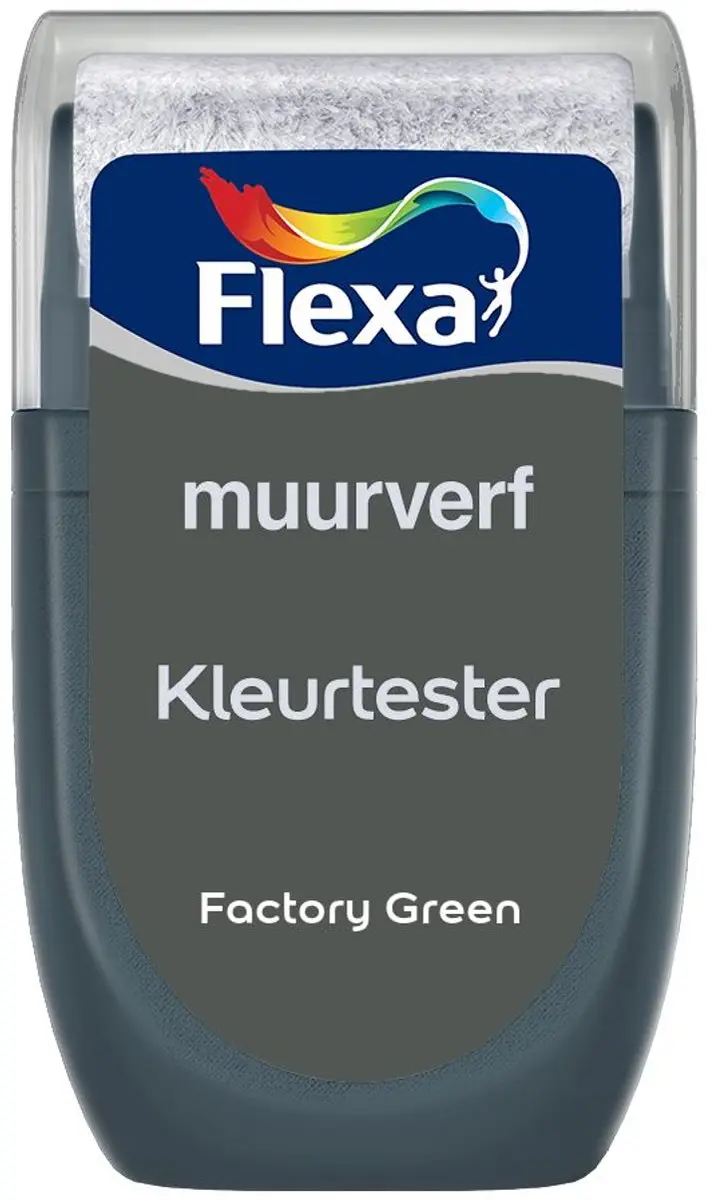 Flexa Kleurtester Muurverf Factory Green 30ml