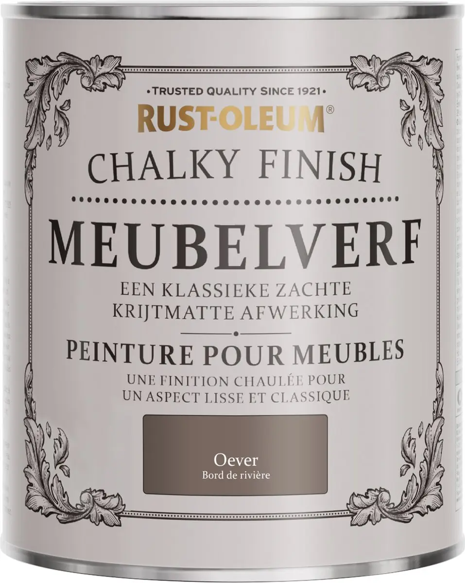 Rust-Oleum Bruin Chalky Finish Meubelverf 750ml