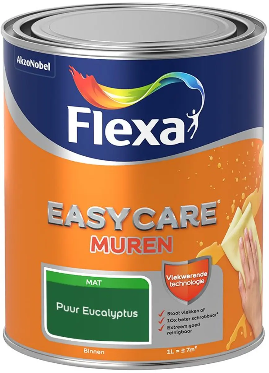 Flexa Easycare Muren Puur Eucalyptus Mengverf 1L