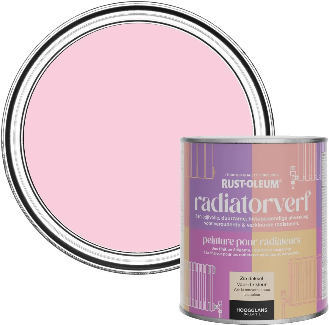Rust-Oleum Radiatorverf Hoogglans Zoete droom 750ml