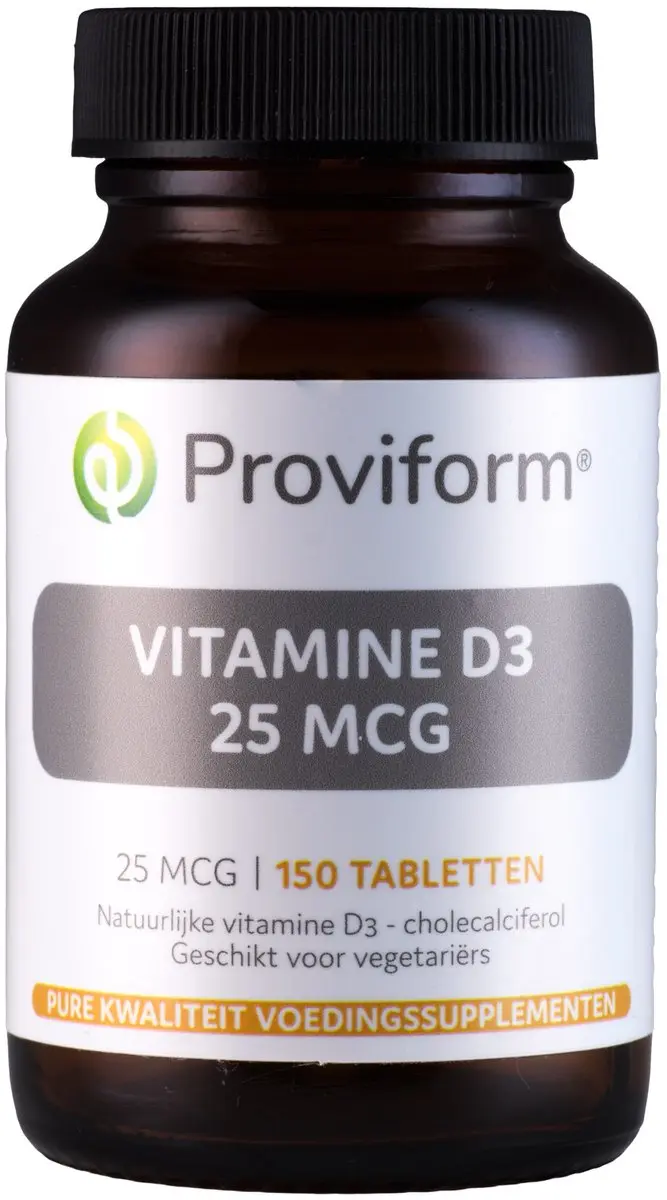 Proviform Vitamine D3 25 MCG - 150 tabletten