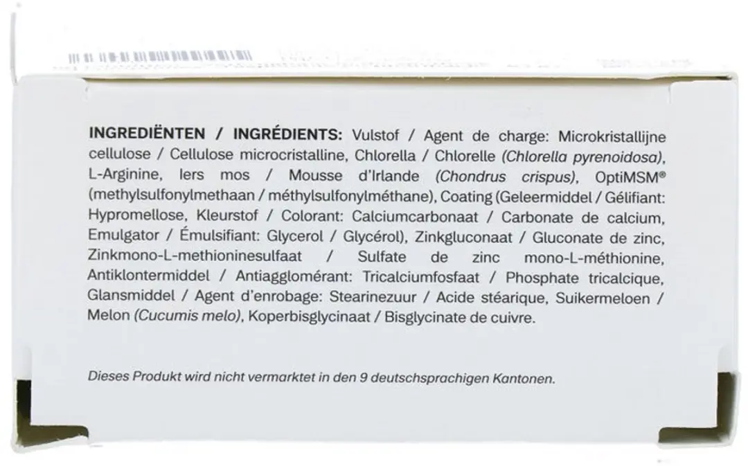 Nutriphyt Zinargin 60 Tabletten