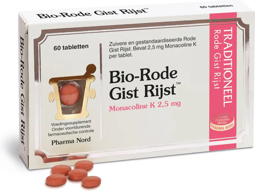 Pharma Nord Bio-Rode Gist Rijst 60 tabletten