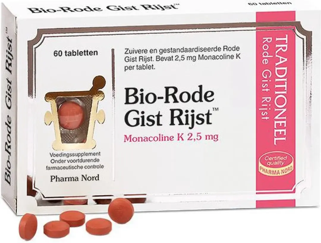 Pharma Nord Bio-Rode Gist Rijst 60 tabletten
