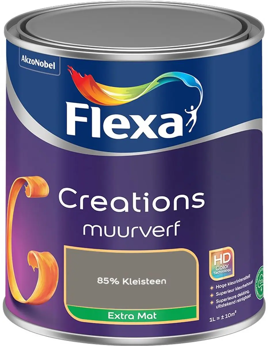 Flexa Creations Muurverf Extra Mat 85% Kleisteen