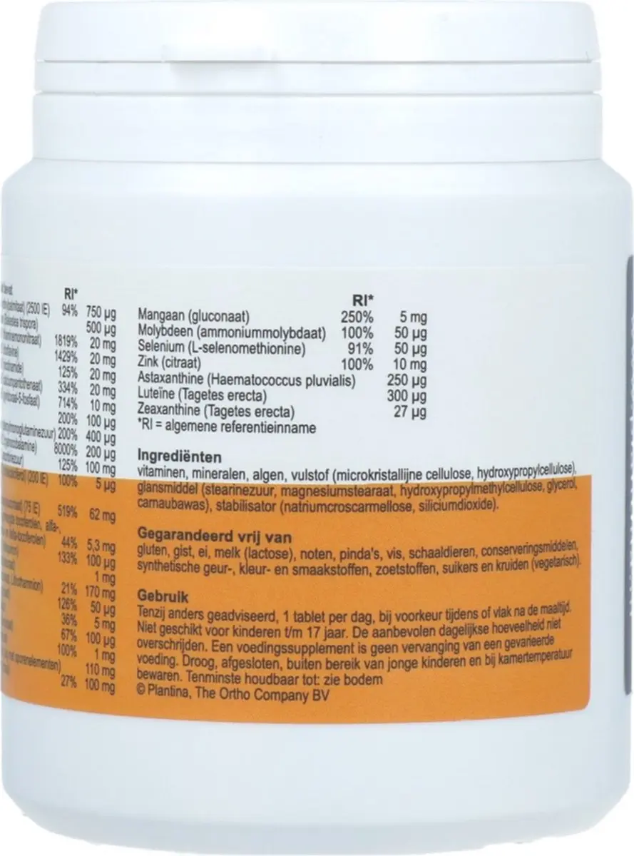 Plantina Fit Multi Vit. Tabl
