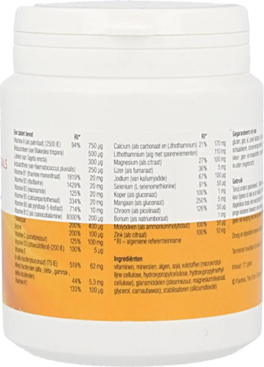 Plantina Fit Multi Vit. Tabl