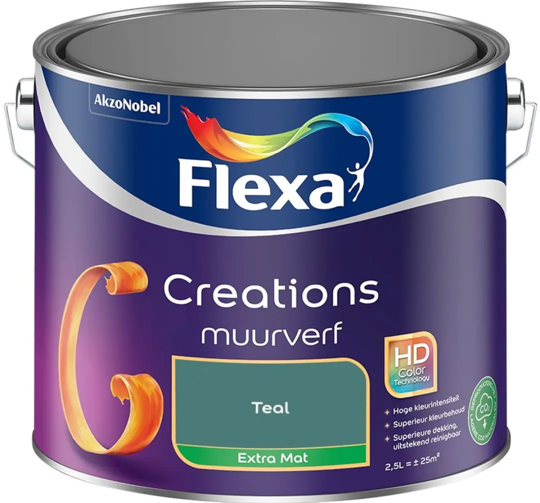 Flexa Creations Muurverf Extra Mat Teal