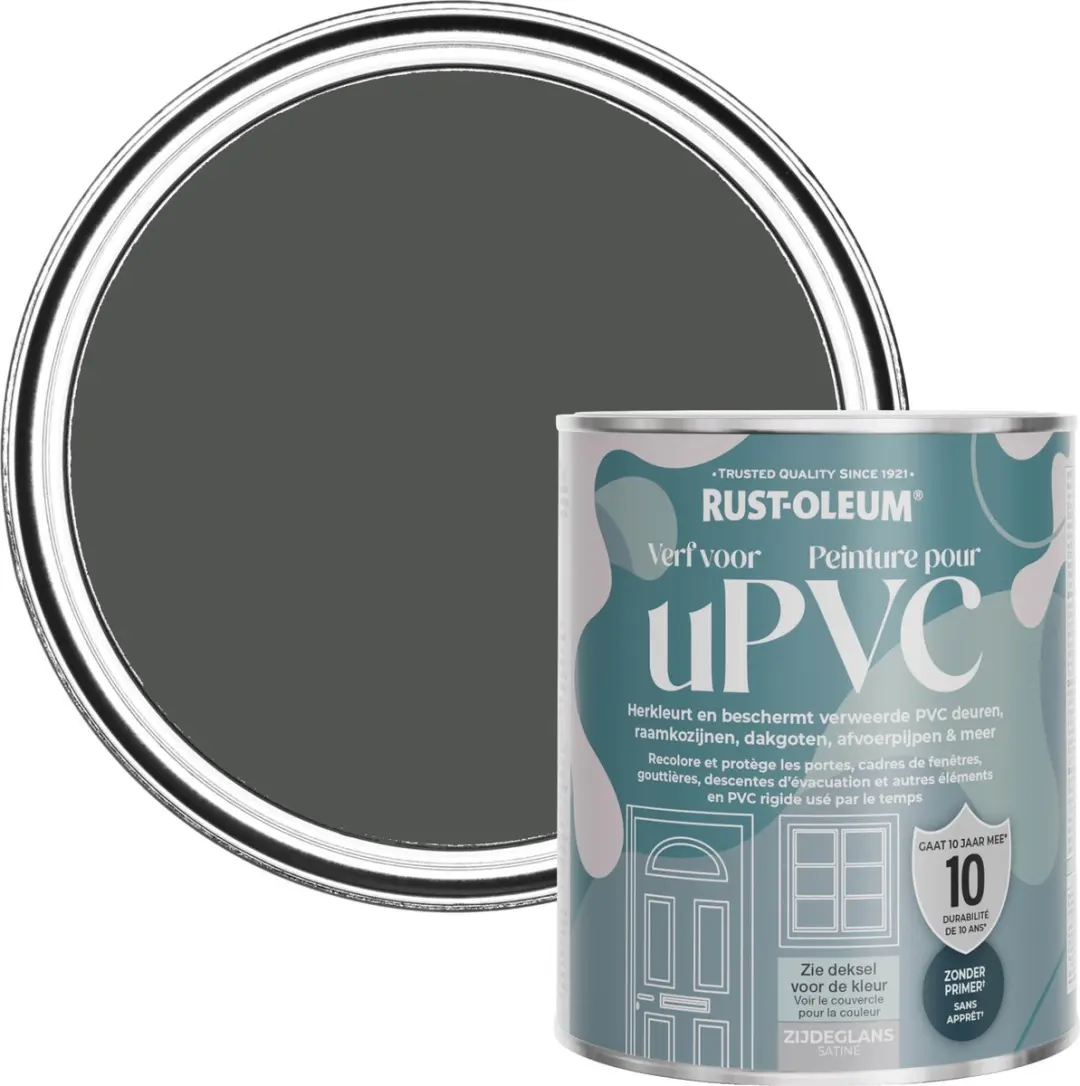 Rust-Oleum Donkergrijs Zijdeglans Verf Grafiet 750ml