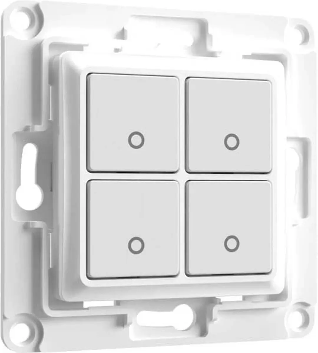 Shelly WS4 Black Smart Home Wandknop 4-voudig