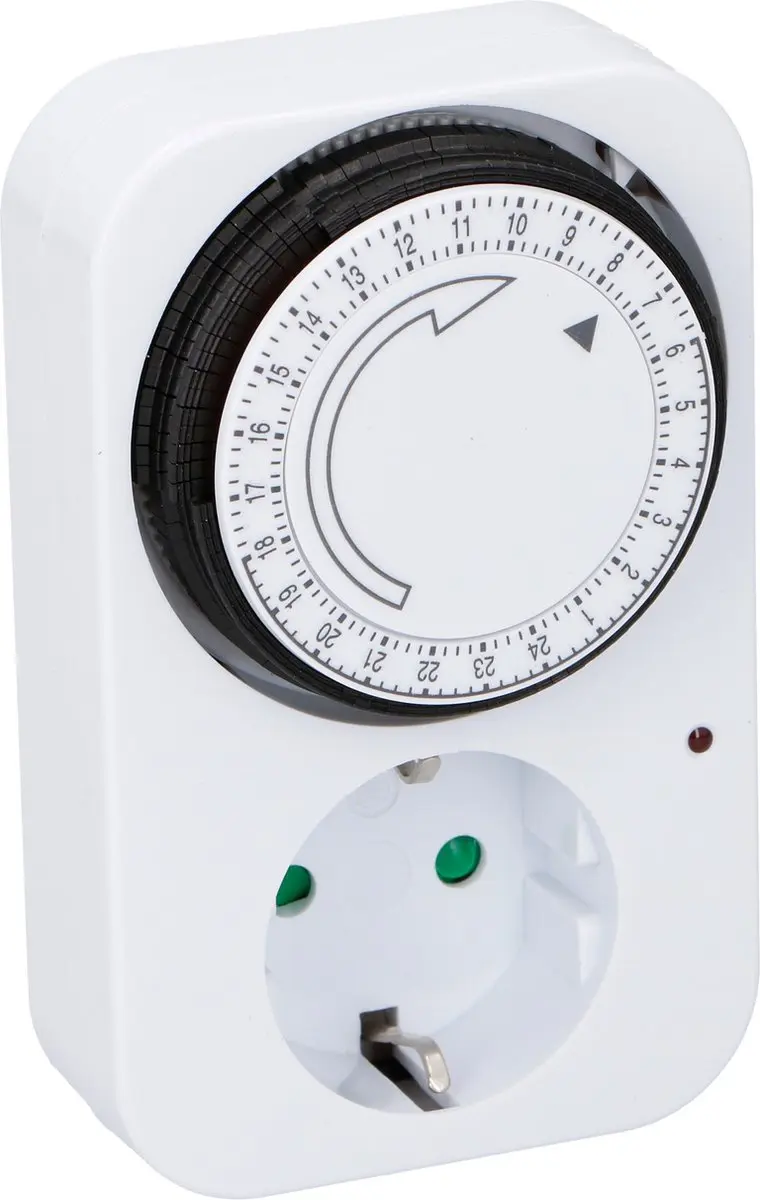 Grundig Tijdklok 24-uurs - 2 Stuks Wit