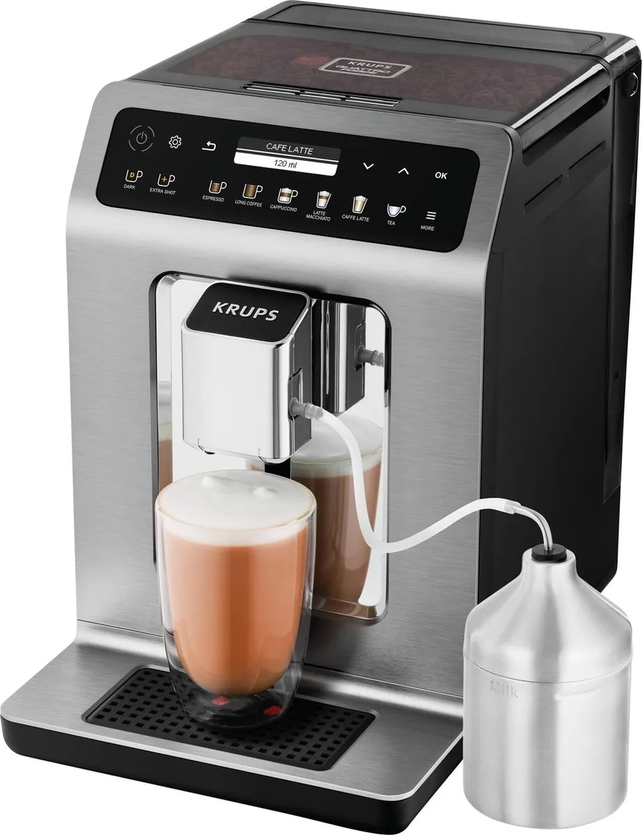 Krups Evidence+ EA894T Volautomatische Espressomachine - 19 Programma's - Titanium - afbeelding 6 van 6