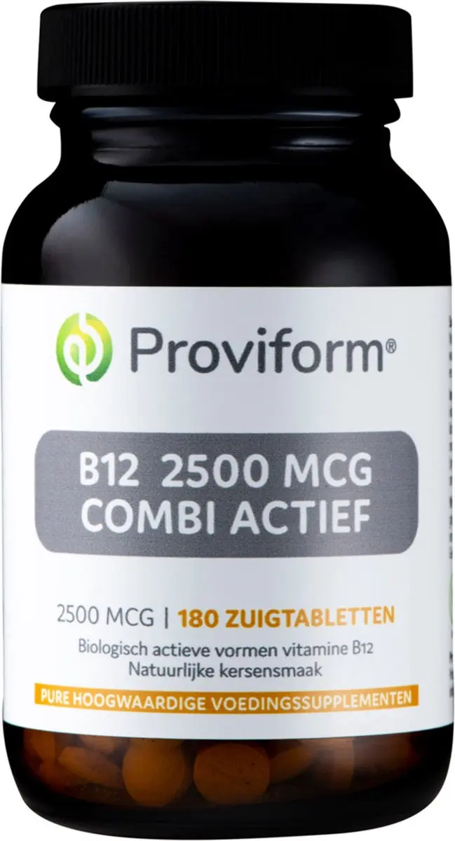 Proviform Vitamine B12 2500mcg combi actief 180 Zuigtabletten