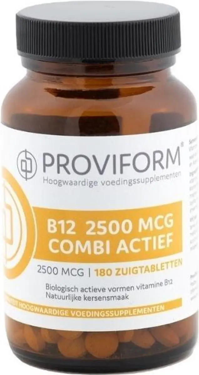 Proviform Vitamine B12 2500mcg Combi Actief - 180 Zuigtabletten
