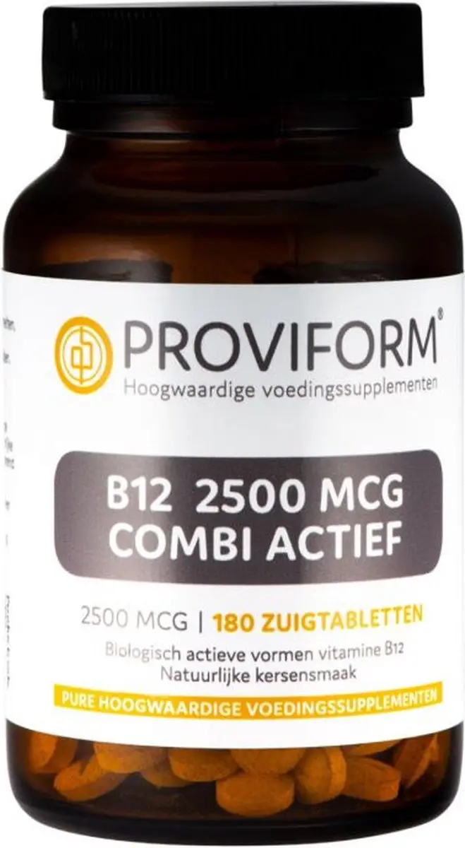 Proviform Vitamine B12 2500mcg Combi Actief - 180 Zuigtabletten