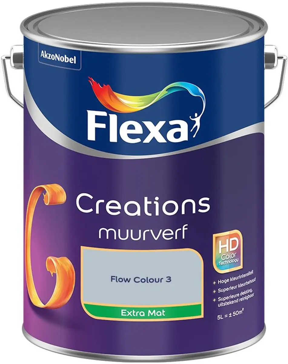 Flexa Creations Muurverf Extra Mat Flow Colour 3