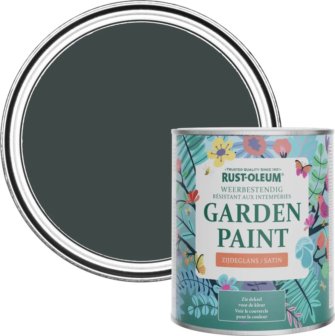 Rust-Oleum Zwart Zand Tuinverf 750ml