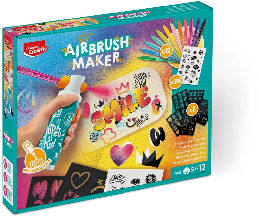 Maped Office Creativ Set Airbrush 27-delig