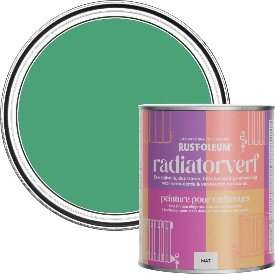 Rust-Oleum Groene Radiatorverf 750ml