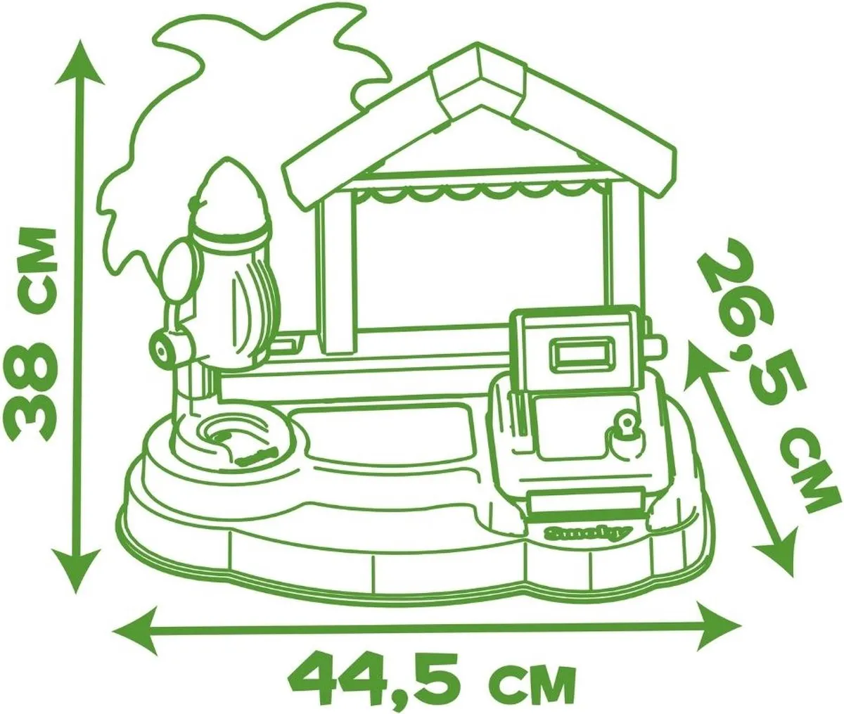 Smoby Beach Bar met IJsmachine en Kassa - Meerkleurig - afbeelding 6 van 6