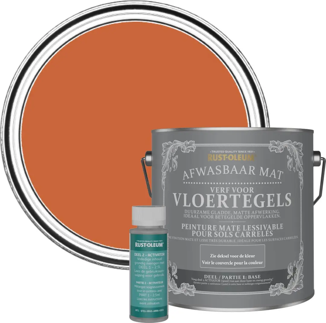 Rust-Oleum Chai Thee Vloertegelverf 2,5L