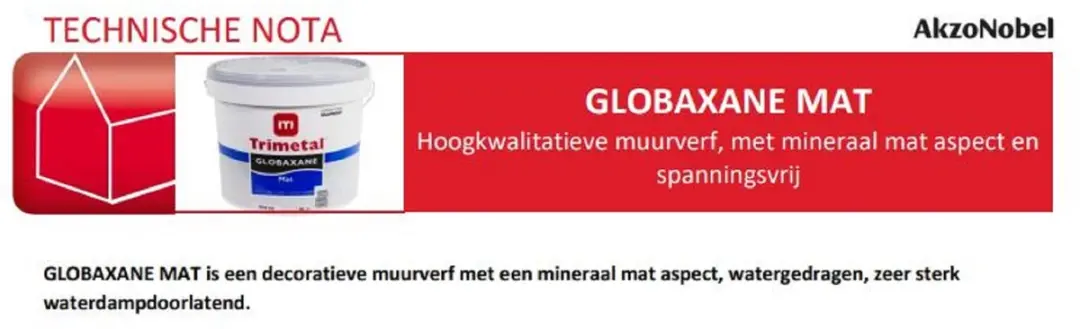 Trimetal Globaxane Mat Buitenmuurverf 5L - Levis Klei 7351