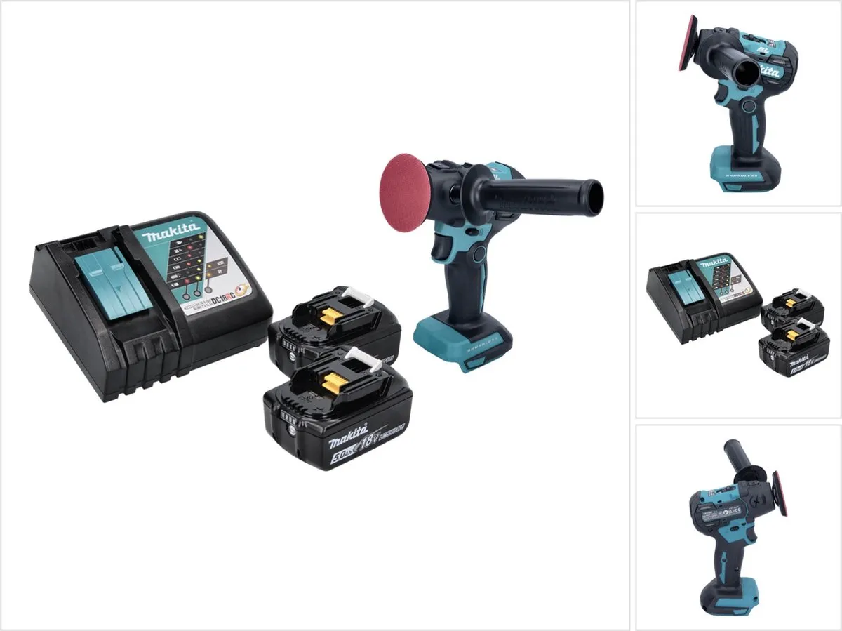 Makita DPV300 RT Accu-Polijstmachine 18V