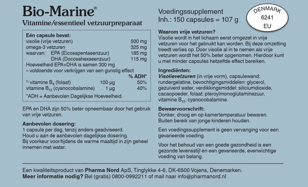Bio-Marine Voedingssupl.Caps.