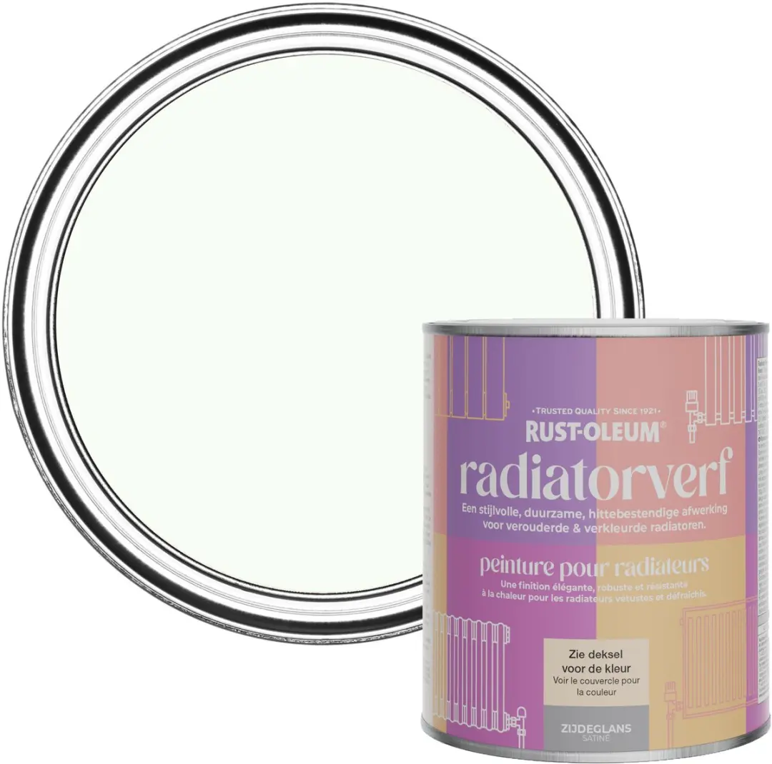 Rust-Oleum Radiatorverf Zijdeglans Delicaat 750ml