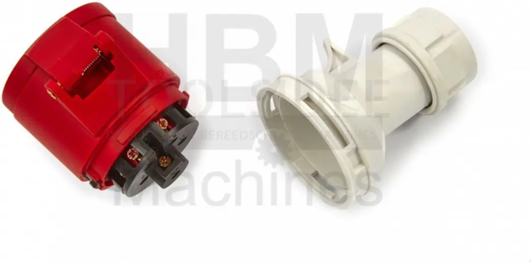 HBM Cee Form Contrastekker 400V 16A 5-polig IP44 - Rood