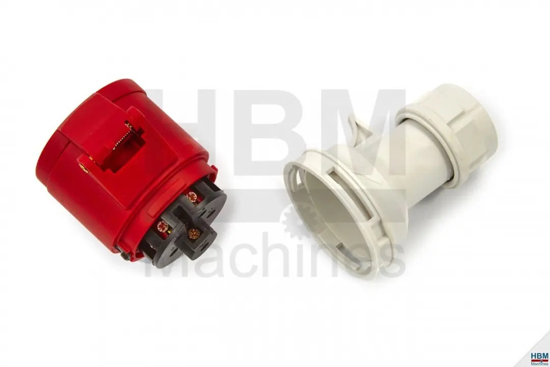 HBM Cee Form Contrastekker 400V 16A 5-polig IP44 - Rood