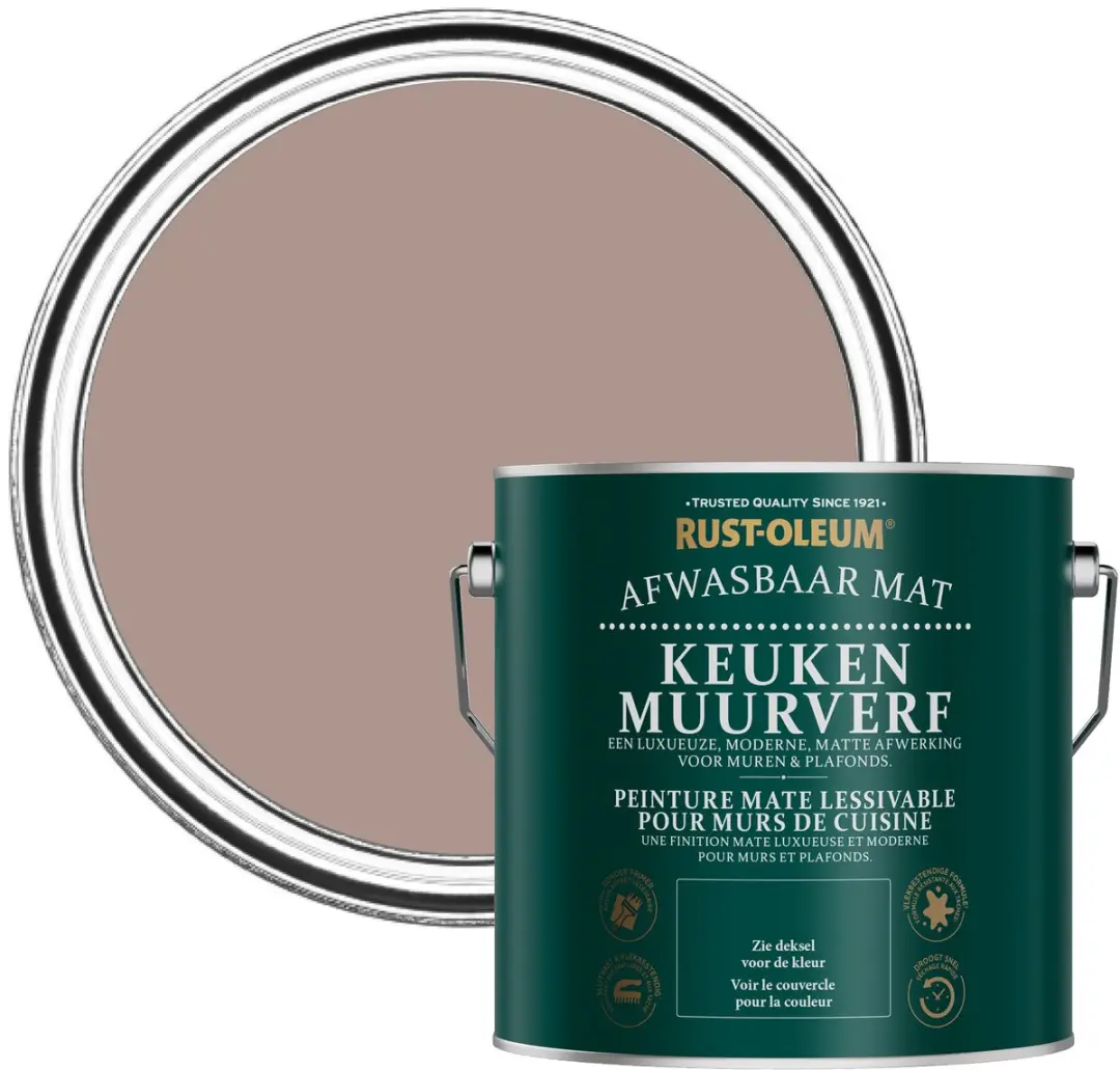 Rust-Oleum Keuken Muur- en Plafondverf Rozelinde 2,5L