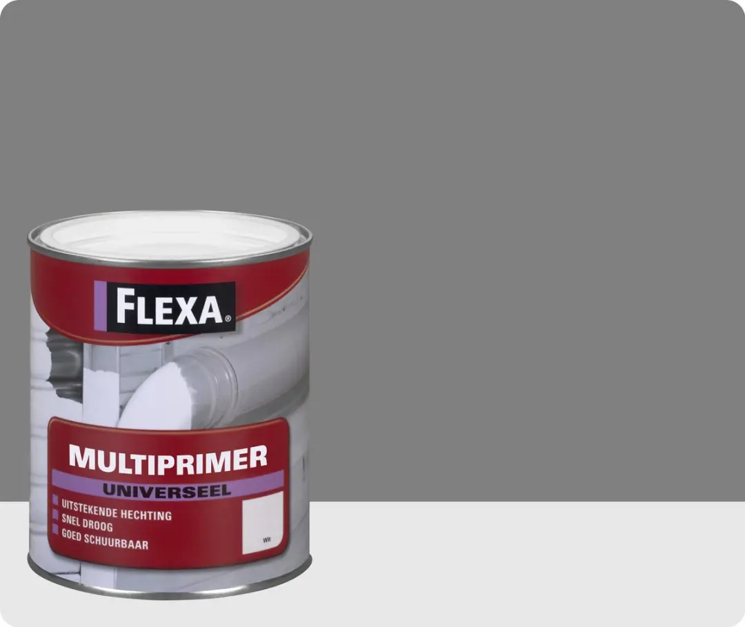 Flexa Grondverf Multiprimer Grijs 250ml