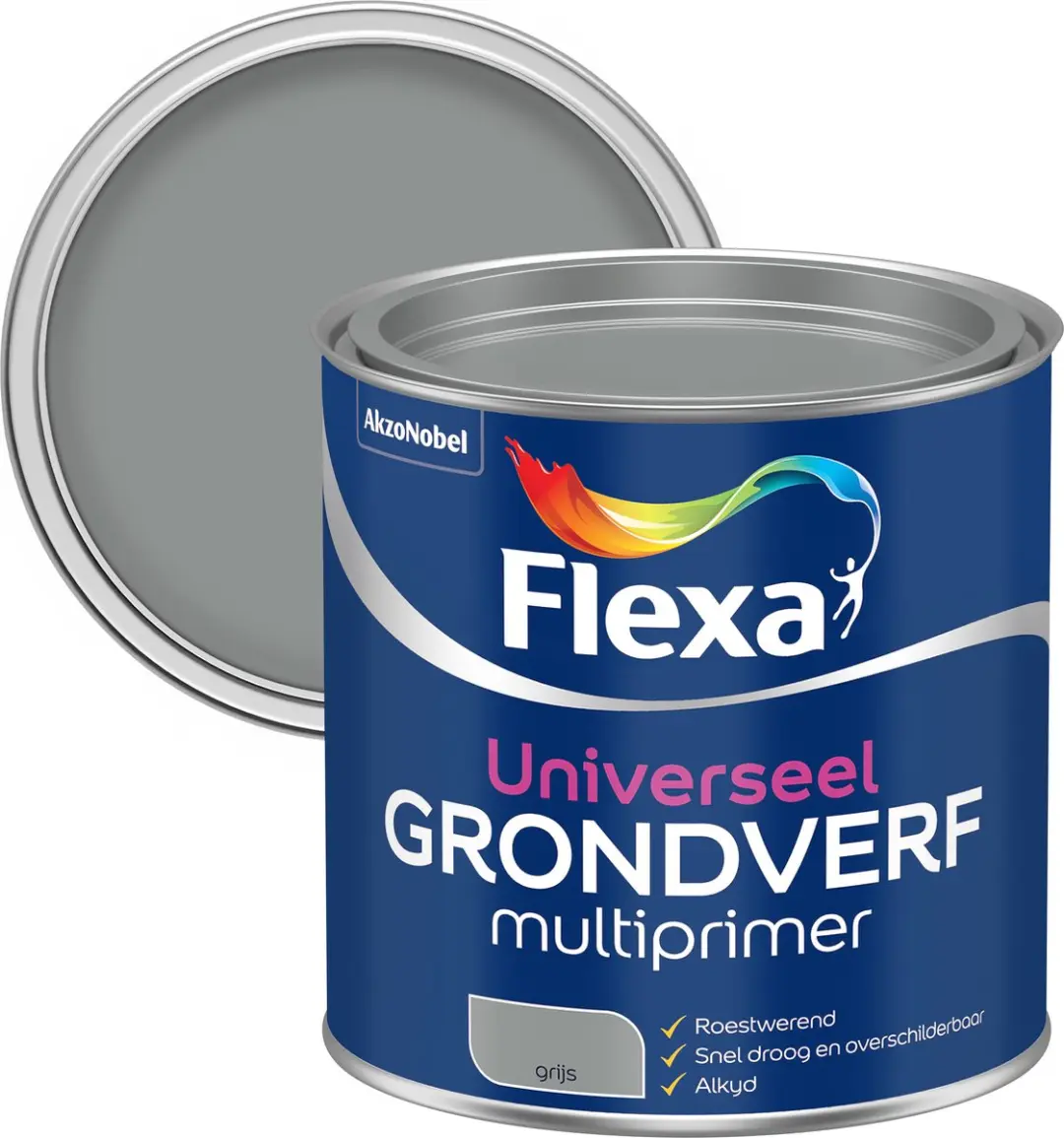 Flexa Grondverf Multiprimer Grijs 250ml