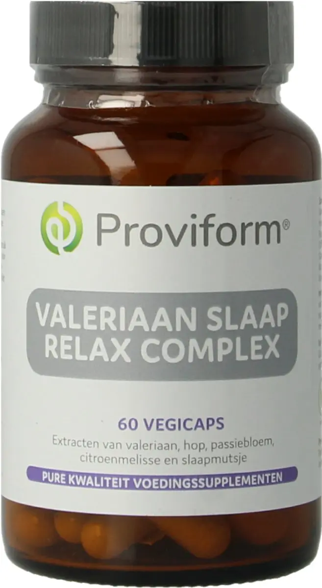 Proviform Valeriaan Slaap Relax Complex 60 Vegetarische Capsules