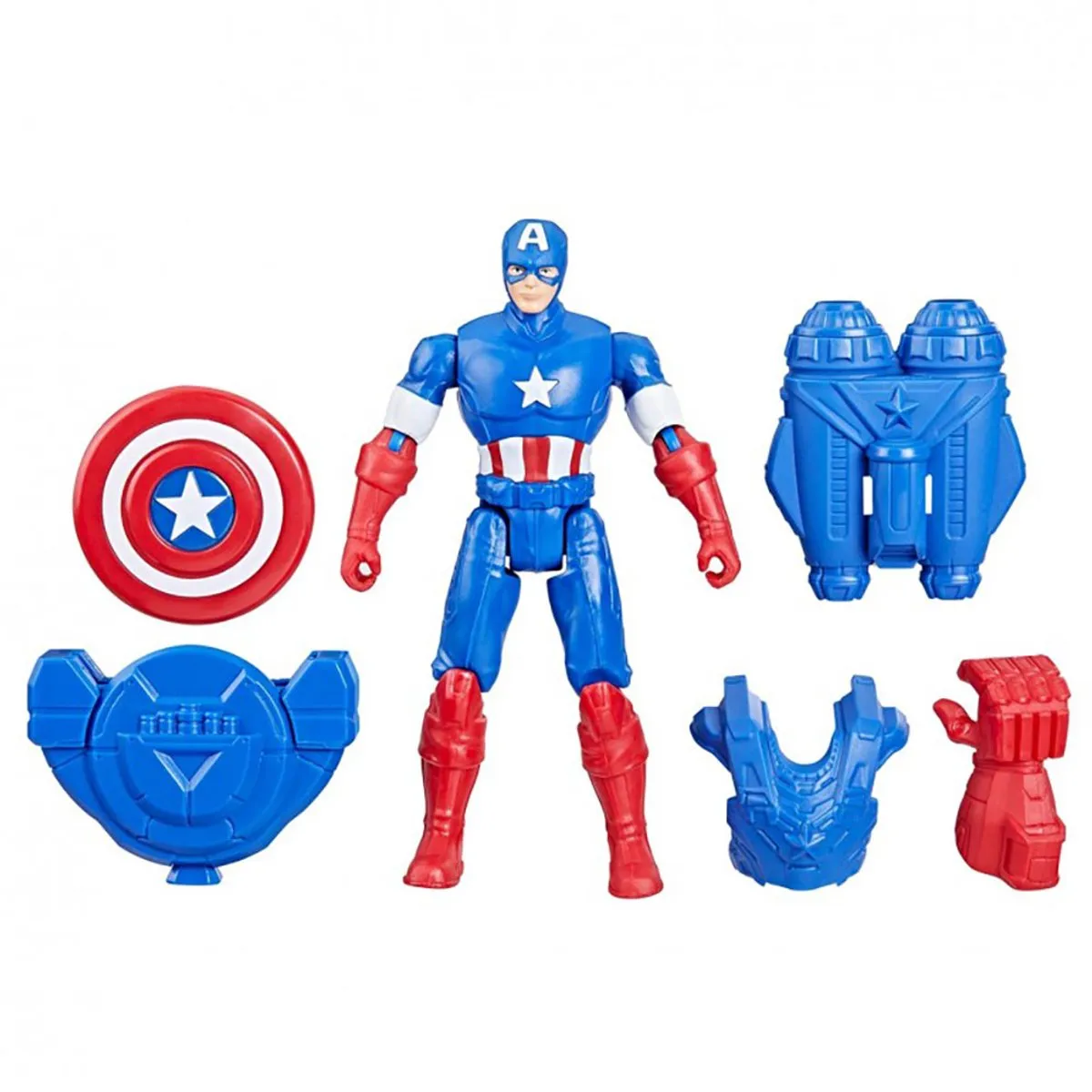 Hasbro Marvel Avengers Captain America Figuur - Multicolor - afbeelding 2 van 6