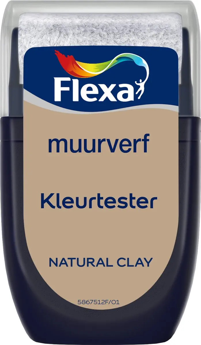 Flexa Kleurtester Muurverf Natural Clay 30ml