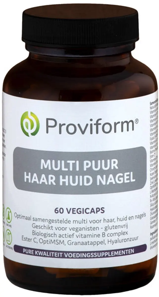 Proviform Multi Puur Huid Haar Nagel 60 Vegetarische Capsules
