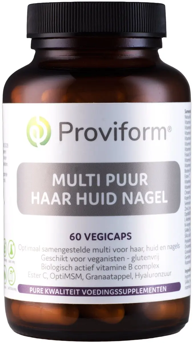 Proviform Multi Puur Huid Haar Nagel 60 Vegetarische Capsules