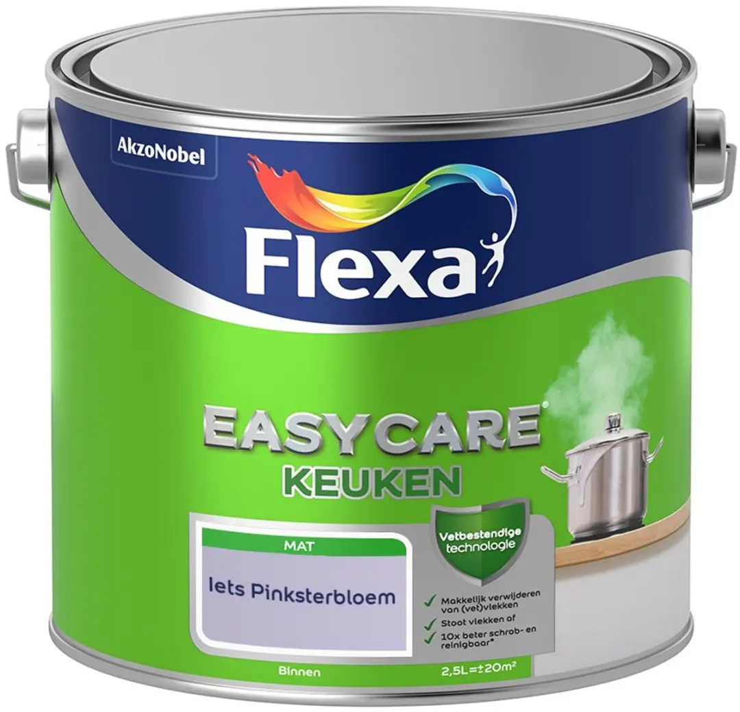Flexa Easycare Keuken Mengverf Iets Pinksterbloem 2,5L
