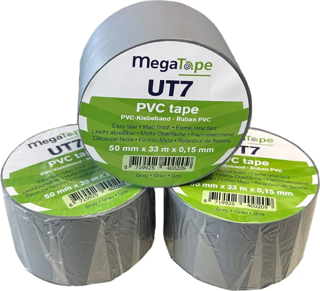 Kortpack Megatape UT7 PVC Isolatietape 50mm x 33m