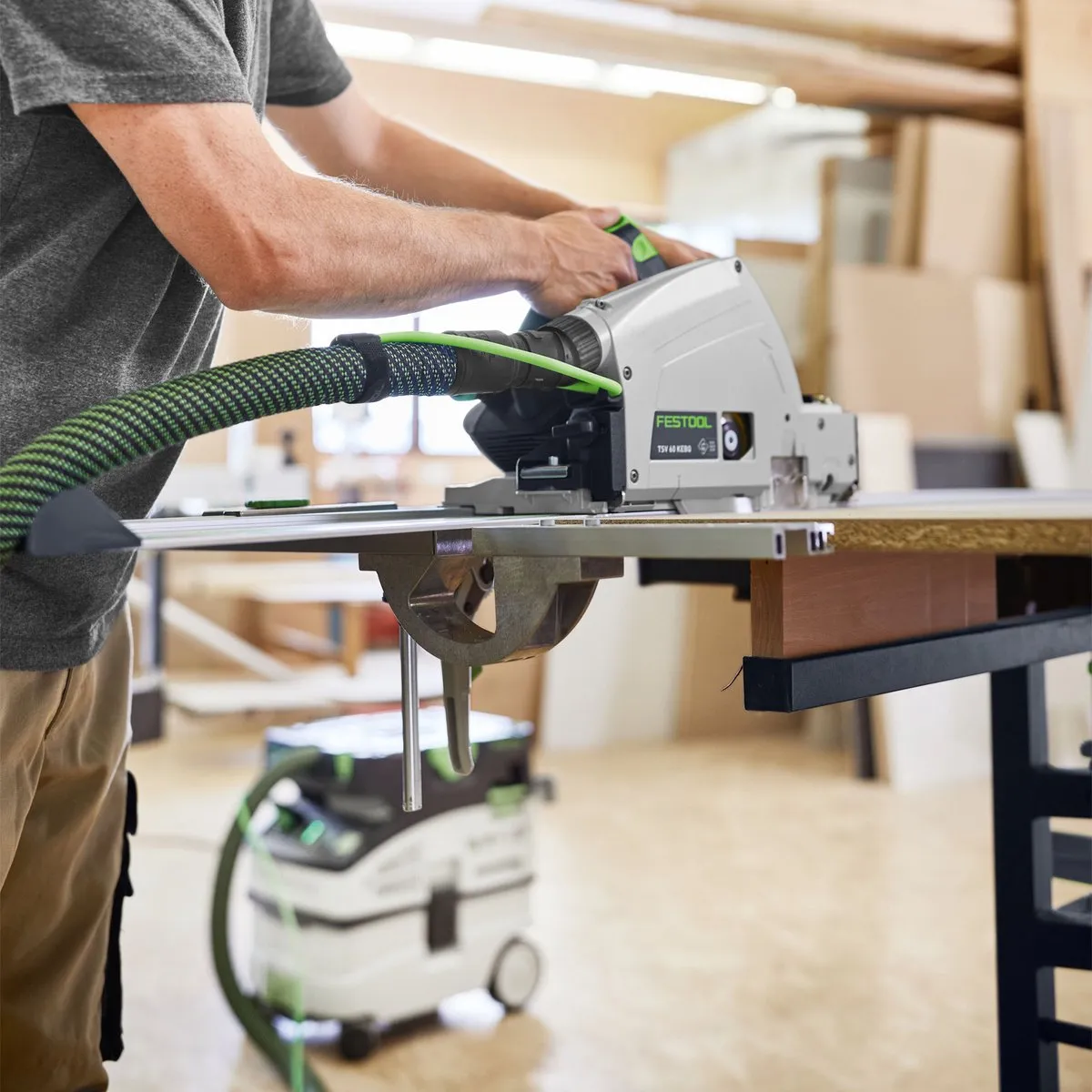 Festool TSV 60 KEBQ-Plus Invalzaag 1500W - 168mm