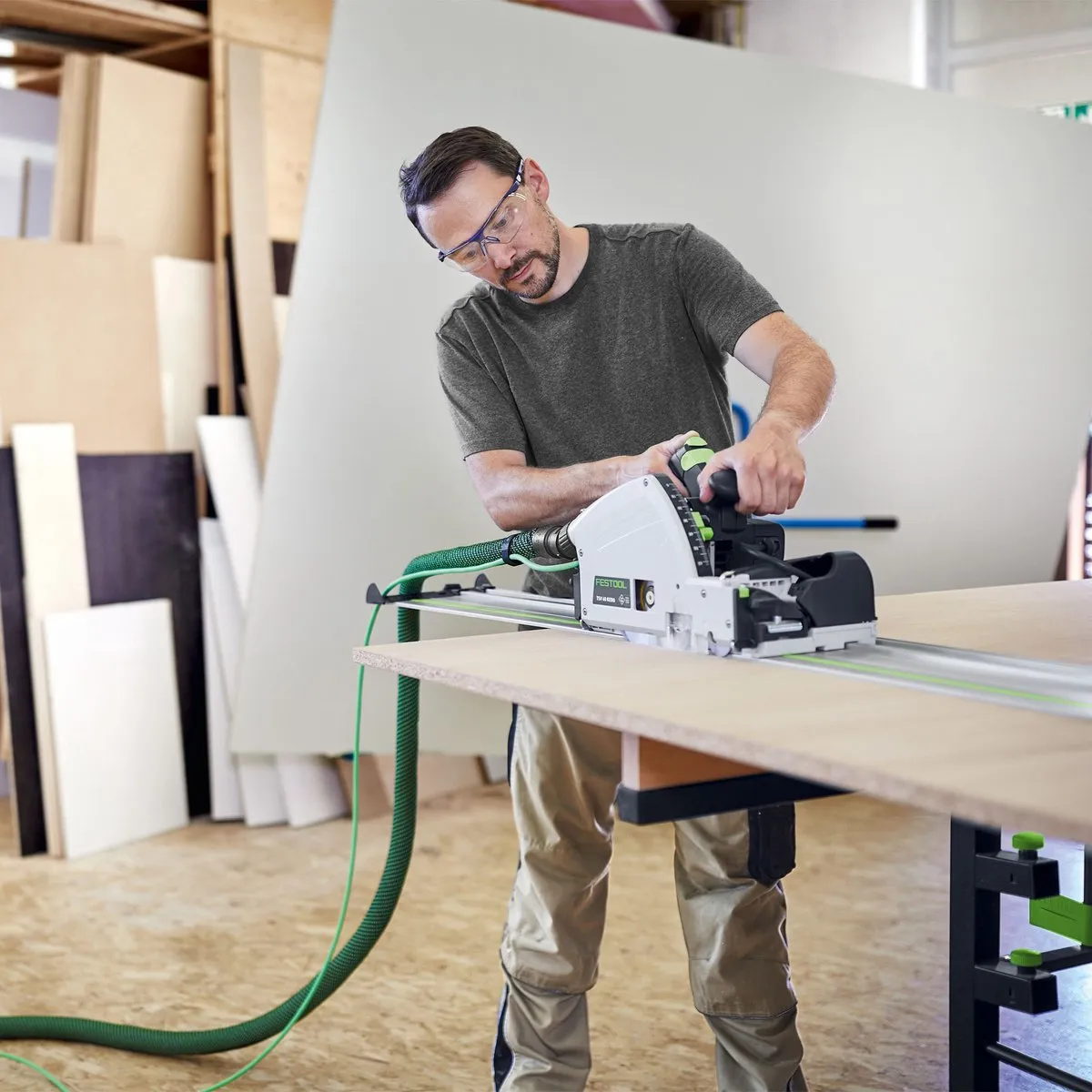Festool TSV 60 KEBQ-Plus Invalzaag 1500W - 168mm