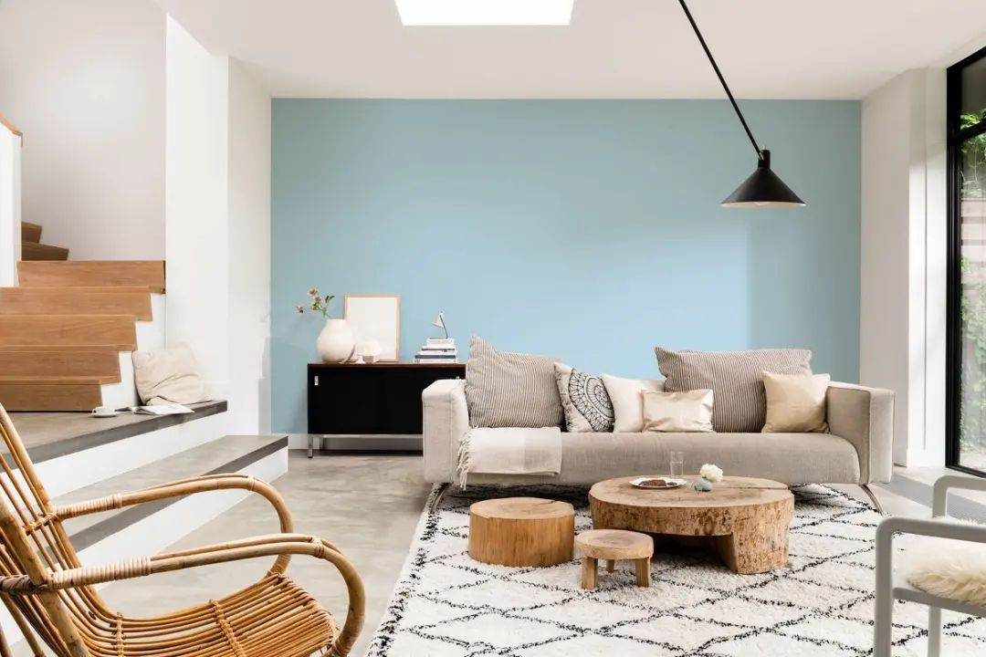 Flexa Strak Op De Muur Binnen Mat Mengverf 5L - Blauw