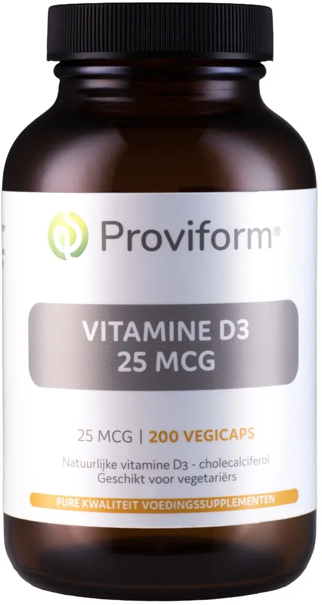 Proviform Vitamine D3 25mcg Capsules - 200 Stuks