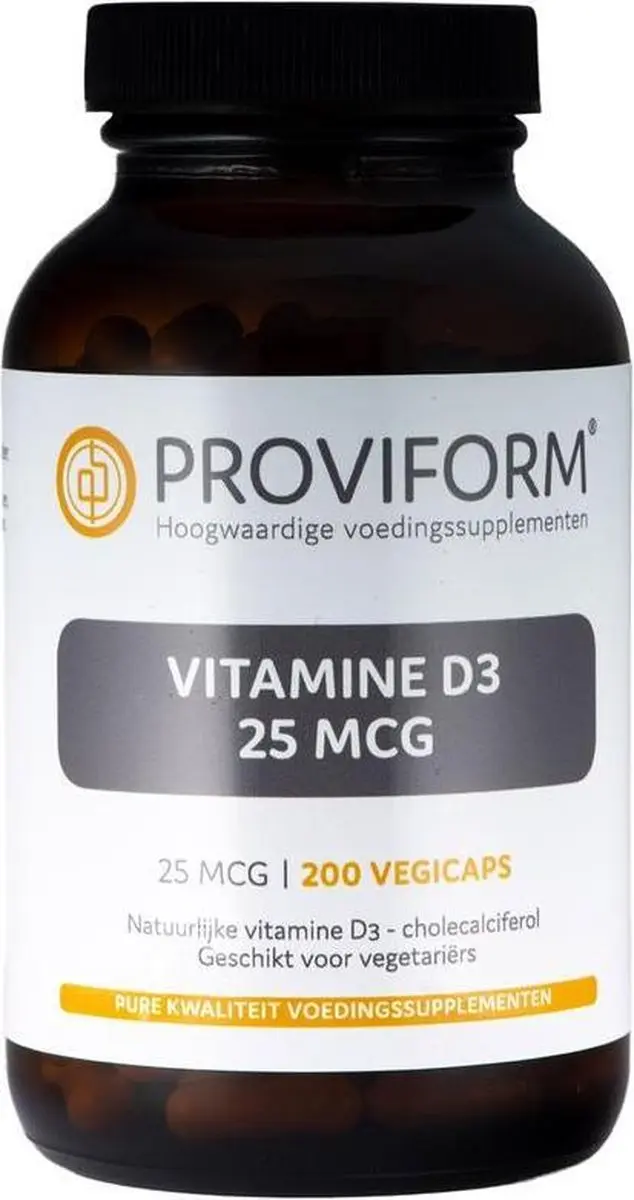 Proviform Vitamine D3 25mcg Capsules - 200 Stuks