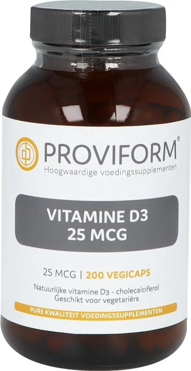 Proviform Vitamine D3 25mcg Capsules - 200 Stuks