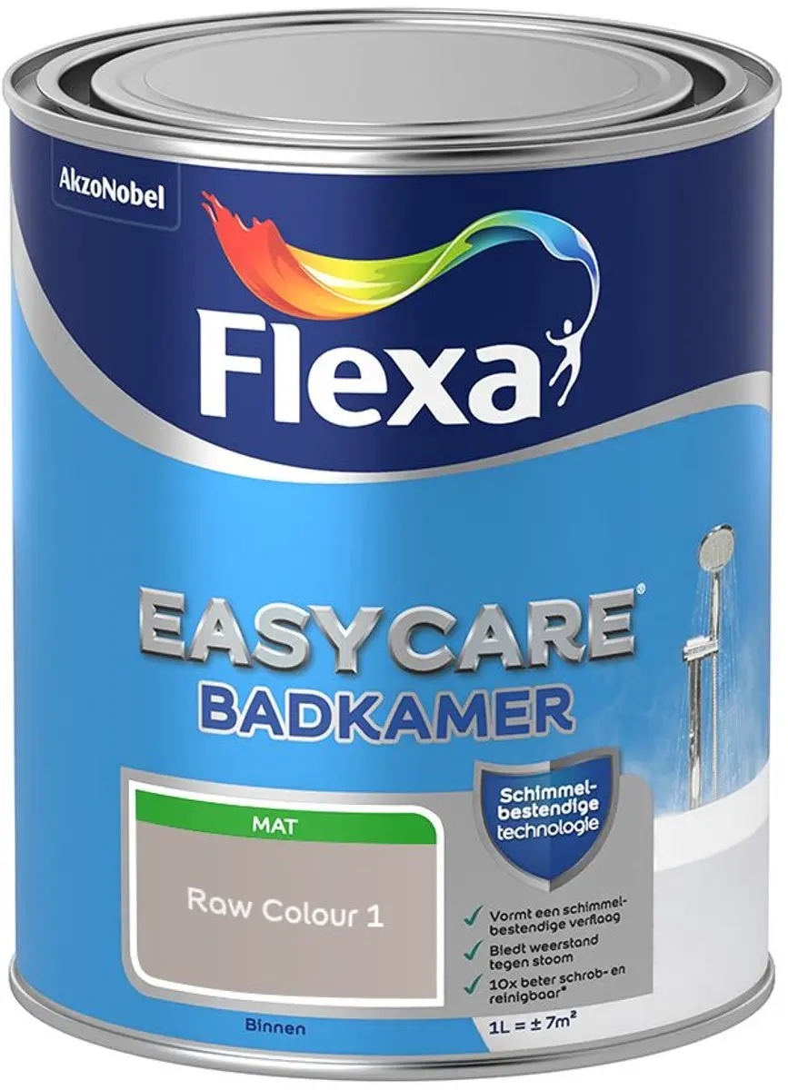 Flexa Easycare Badkamer Mengverf Raw Colour 1